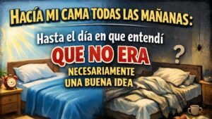 Facevo il mio letto tutte le mattine: fino al giorno in cui ho capito che non era necessariamente una buona idea