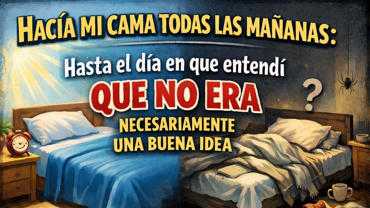 Facevo il mio letto tutte le mattine: fino al giorno in cui ho capito che non era necessariamente una buona idea