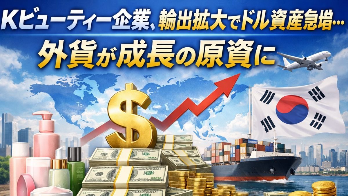 Kビューティー企業、輸出拡大でドル資産急増…外貨が成長の原資に